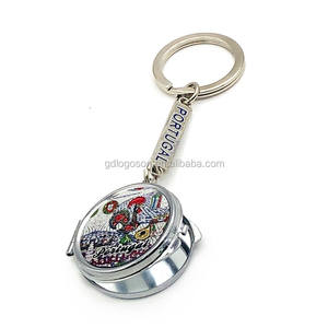 Porte-<span class=keywords><strong>clés</strong></span> Souvenirs portugais en métal <span class=keywords><strong>de</strong></span> luxe Mini miroirs <span class=keywords><strong>de</strong></span> maquillage compacts Porte-<span class=keywords><strong>clés</strong></span> miroir personnalisé double face Miroirs <span class=keywords><strong>de</strong></span> poche Porte-<span class=keywords><strong>clés</strong></span> - Product Image 1