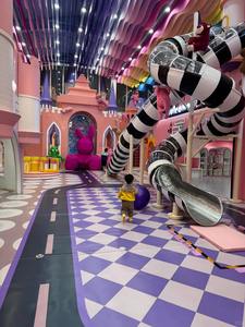 カスタム大規模屋内子供用遊び場キッズ楽しいランドキャッスルファクトリーショッピングモール用直接遊園地設備 - Product Image 3