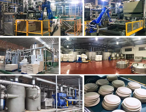 Fully Automatic Dona Paper Plate Making Machine PLC Program Control Pump Bearing Motor Engine 380V 500kg/<strong>day</strong> - Product Image 2