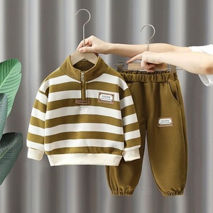 Completo Set Abbigliamento <span class=keywords><strong>Bambino</strong></span> Primavera Autunno: Felpa con Cappuccio in Cotone + Pantaloni (2 Pezzi) - Tuta Sportiva per Bambini - Idea Regalo - Product Image 4