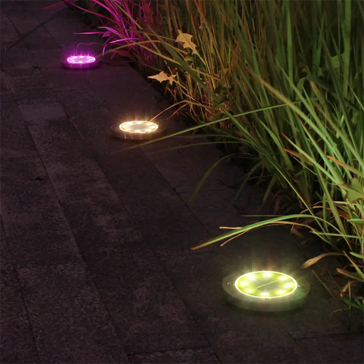 Solar Underground Light Outdoor Grass Lamp Solar Power Park Path Courtyard Garden Decoration Ground LED Light