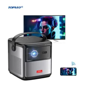 टॉपलो ऑटोफोकस प्रोजेक्टर 4k वीडियो डिकोडिंग एंड्रॉइड 11 पोर्टेबल वीडियो पूर्ण HD होम प्रोजेक्टर का समर्थन करता है
