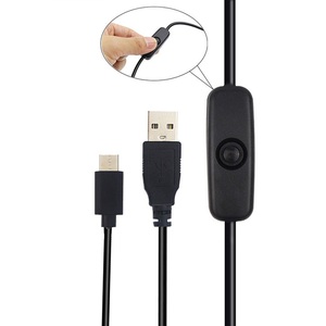 Cable de Alimentación para Raspberry Pi 4B, 5V 3A, Cable con Interruptor, Interfaz USB Tipo-C - Product Image 1