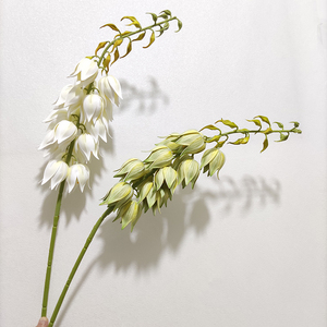 Lirios artificiales <span class=keywords><strong>de</strong></span> tacto real, hechos a mano, con tallo largo <span class=keywords><strong>de</strong></span> 84 cm, lirio <span class=keywords><strong>de</strong></span> seda artificial recubierto,  la decoración - Product Image 4