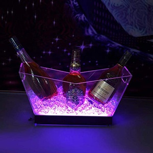 Dẫn băng xô rượu sâm banh & bia làm mát Backlit Rượu Vang Thùng Băng thuyền Bar KTV <span class=keywords><strong>Cocktail</strong></span> Màu Đỏ dẫn băng xô đầy màu sắc cho bluebonnet - Product Image 3