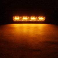 Barre lumineuse de travail à triple rangée double couleur pour voiture tout-terrain SUV ATV UTV UAZ Tracteur Bateau Camion 12V 24V Combo Beam Led Bar