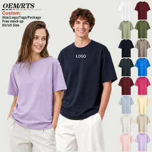 T-shirt unisexe à manches courtes en coton 230 g/m², col rond, 20S, pour course à pied, gym, entraînement, bureau, t-shirts unis pour hommes et femmes - Product Image 1