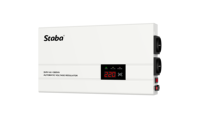 Stabilisateur de tension AVR mural ultra-mince-Régulateur de tension automatique 500-5000VA pour la maison/le bureau