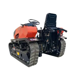 Tracteur à chenilles multifonctionnel 60 HP Moteur diesel 50 ou 60 HP avec pelle de chargement pour moissonneuse