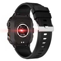 Reloj inteligente QX15 de moda clásica con pantalla IPS BT Call & Voice Assistant Body Temperature & Fitness Tracker Smartwatch