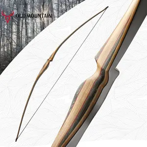 Vendita calda Old Mountain Edge pro arco di bambù laminato arco lungo tiro con l'arco caccia arco tradizionale tiro con l'arco