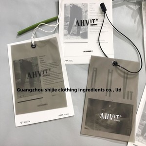 Tùy Chỉnh Bền Giấy <span class=keywords><strong>PVC</strong></span> Mềm Nhựa Quần Áo Giày Hat Thẻ Thân Thiện Với Môi Bán Trong Suốt Frosted Treo Hành Lý Nhãn - Product Image 4