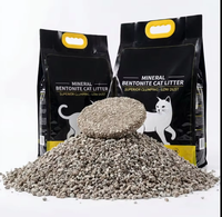 Litière pour chat écologique 100% naturelle en bentonite, en vrac, marque privée, sable d'argile sphérique, agglomération rapide
