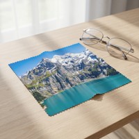 Chiffon de nettoyage pour lunettes, écrans et montres, impression numérique, vente en gros d'usine