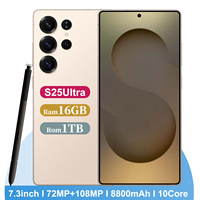S25 Ultra Navigator GPS 5G Móvil, Pantalla AMOLED de 7.3 Pulgadas y 120Hz, 108MP, 8000mAh, 16GB, 1TB, WiFi, IMEI Certificado, MTK Dimensity, Nuevo de Fábrica