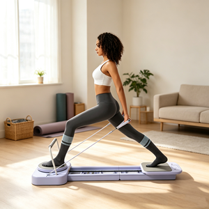 Equipo de Ejercicio para Gimnasio en <span class=keywords><strong>Casa</strong></span>, Tabla de Yoga Multifuncional, Plegable, para Entrenamiento del Core, Reformer de Pilates - Product Image 1