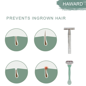 Aluminum Handle <strong>Double</strong> <strong>Edge</strong> Shaving <strong>Razor</strong> Classic Safety <strong>razor</strong> Rose Gold Color - Product Image 4