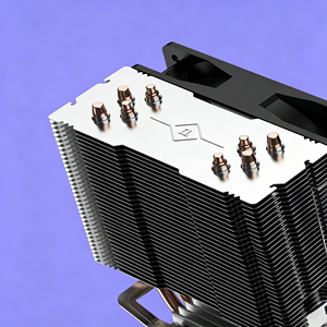 Refroidisseur d'air compact pour CPU S60, 6 caloducs en cuivre, 20 pièces par carton, chaîne d'approvisionnement robuste, directement de l'usine, OEM - Product Image 5