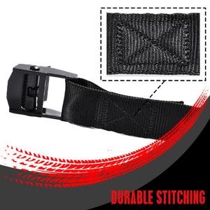 Correas de Amarre con Hebilla de Leva de 25 mm y 250 kg, Recubrimiento E-coating Negro, Hechas a Medida, Correa de Amarre sin Fin con Hebilla de Leva - Product Image 3