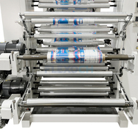 Machine d'impression flexographique automatique 800 mm pour l'emballage souple de lingettes humides, d'étiquettes de shampoing et de sachets de détergent pour soins personnels