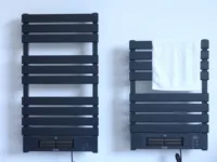 Chauffe-serviettes et radiateur convecteur modernes avec fil chauffant, contrôlables par application Wi-Fi, 1500W