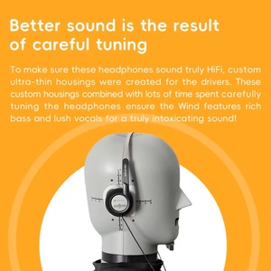Auriculares <span class=keywords><strong>FiiO</strong></span> Snowsky Wind ON-Ear, Audio de Alta Resolución, 3.5mm con Micrófono, Controlador Dinámico de 40mm, Auriculares HiFi para Grabación y Juegos - Product Image 4