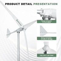 Smaraad 5KW 10KW 20KW 30KW Système de Générateur Éolien Horizontal