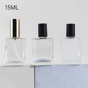 Botella de Perfume Cuadrada de Vidrio Negro con Tapa de Rosca y Serigrafía, en Tamaños de 30ml/50ml/100ml, de Lujo - Product Image 6