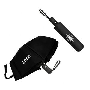 Paraguas Promocionales Automáticos, Impermeables, con Colores Personalizados, Resistentes al Viento, Plegables, de Viaje, con Tres Pliegues y Logotipo - Product Image 1