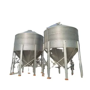 Kapasitas besar 30T 40T 50T silo baja galvanis silo Grain