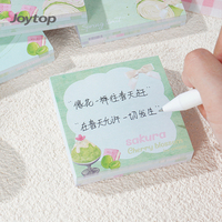 Joytop Blocs-notes adhésifs imperméables à feuilles mobiles, motifs Desserts et Fruits, pour étudiants, design de dessins animés, messages de bureau