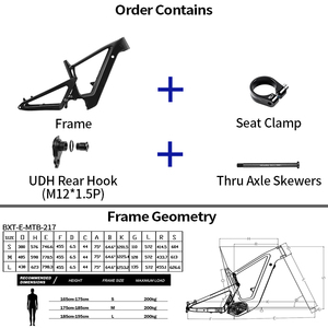 BXT 2024 MỚI Khung xe đạp điện Bafang Hệ thống treo hoàn toàn Boost Bafang M500 Động cơ M600 Khung xe đạp điện EMTB hệ thống tre - Product Image 2