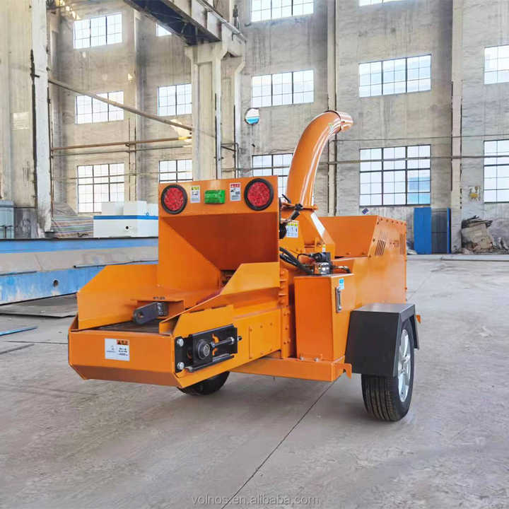 VOL-6130 Mobile Wood Crusher - Efficient Tree Branch Chipping