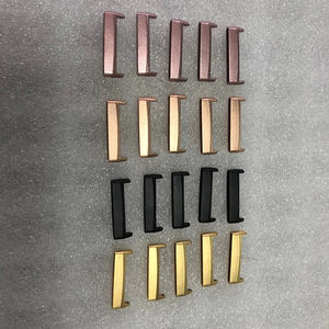 Adaptateur de bracelet pour montre intelligente <span class=keywords><strong>Fitbit</strong></span> Versa 4/3/<span class=keywords><strong>Sense</strong></span> 2, connecteurs en acier inoxydable, barrettes à ressort pour bracelet de montre - Product Image 3