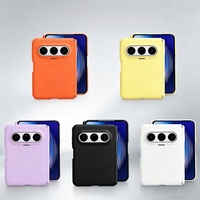 Pour Huawei Pura X Max, coque de protection anti-chute en silicone liquide à double charnière, écran pliable, couverture intégrale