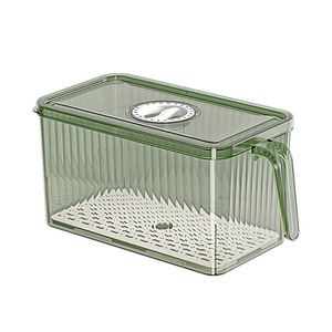 Choice Fun cucina trasparente contenitori per alimenti per animali domestici contenitori impilabili per frigorifero <span class=keywords><strong>Organizer</strong></span> per frigorifero con maniglia - Product Image 5