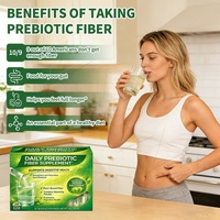 Poudre de fibres prébiotiques soluble de qualité supérieure 6g sans sucre et sans arôme pour un soutien digestif quotidien