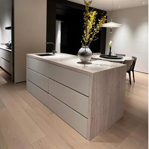 Losas de Mármol Travertino Beige Premium para Cocina, Isla de Salón, Encimera Personalizable, Mesa de Centro de Piedra de Lujo - Product Image 4