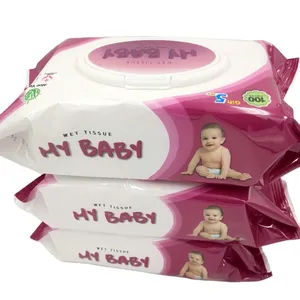 Lingettes humides écologiques biodégradables personnalisées pour bébés, à base d'eau, douces, nettoyantes, sensibles et jetables dans les toilettes - Product Image 3