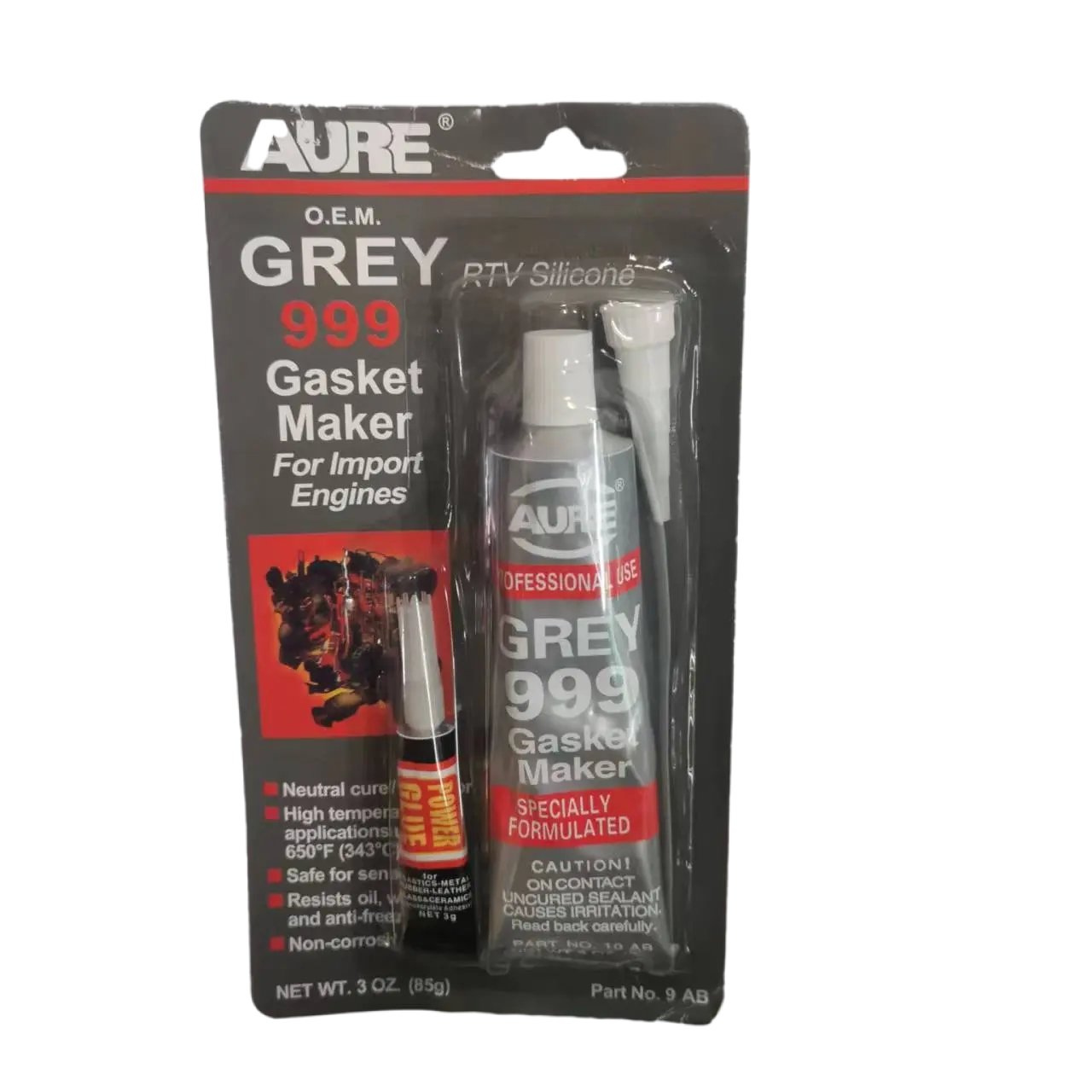 Aure Grey 999 производитель прокладок и силиконовый герметик Rtv для герметизации металлических фланцев