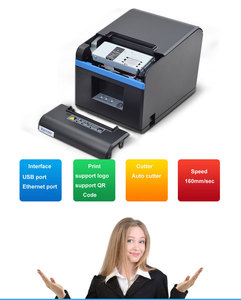 Impresora térmica de recibos de 80mm, dispositivo de impresión de escritorio con usb, bluetooth, cortador automático, barato, MHT-N160II - Product Image 6