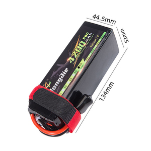 Bateria de Polímero de Íon de Lítio de Alta Taxa 22.2V 4200mAh 6S 50C para Caminhões RC, Iates e Barcos - Product Image 1