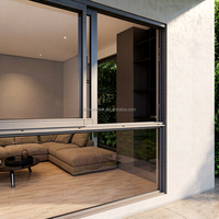 Ventanas Corredizas Horizontales de Aluminio con Doble Acristalamiento Insonorizado, Opción de Vidrio Templado de 5-20 mm, Ecológicas, con Certificación Energy Star