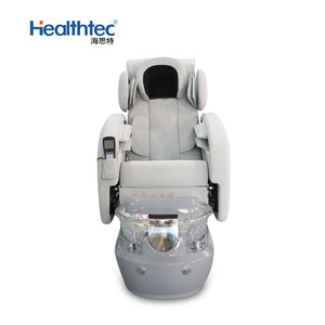 Sillón de Pedicura Moderno de Acero Inoxidable de Lujo <span class=keywords><strong>con</strong></span> Bañera de Hidromasaje y Personalización de Color Ajustable para Equipos de Salón de Uñas y Spa - Product Image 4