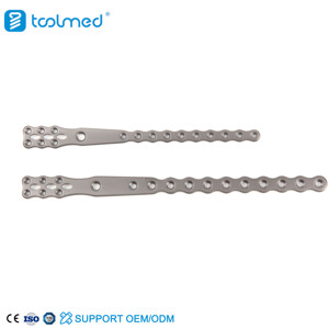 การปลูกถ่ายข้อต่อข้ออักเสบชนิดตรงของแผ่นล็อคข้อต่อข้อเข่าไทเทเนี่ยม - Product Image 6