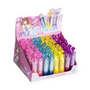 <span class=keywords><strong>Gomme</strong></span> à effacer en forme de rouge à lèvres, <span class=keywords><strong>gomme</strong></span> mignonne pour enfants, fournitures scolaires de bureau, <span class=keywords><strong>gomme</strong></span> en PVC pour filles - Product Image 1