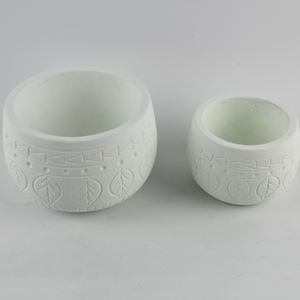 Pot Tanaman Semen Laris <span class=keywords><strong>2026</strong></span> Dekorasi Rumah Pot Bonsai Modern Bertingkat Berukir - Product Image 5