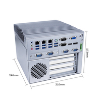 IBOX-708A Industrial personalizado, precio de fábrica, ODM, 3 x LAN, 6 X COM, compatible con Linux
