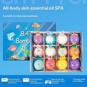 Bomba de Baño de Resina para Niños 2026 con Juguete en el Interior, Bomba de Baño Efervescente Natural, Orgánica y Segura para Niños, con Aromas Frutales y Burbujas - Product Image 5