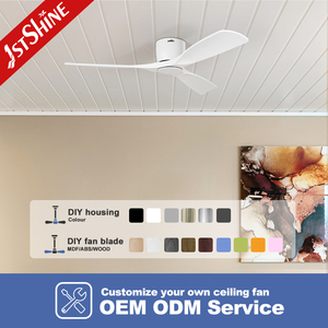 1stshine <span class=keywords><strong>Ventilateur</strong></span> de <span class=keywords><strong>plafond</strong></span> encastré Moteur BLDC à faible consommation d'énergie <span class=keywords><strong>Ventilateur</strong></span> de <span class=keywords><strong>plafond</strong></span> blanc sans lumière - Product Image 4